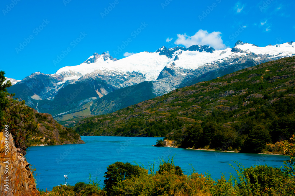Andes Mountains in Patagonia - Chile