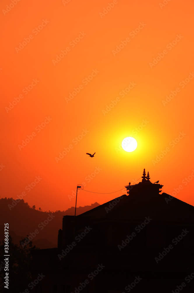 Obraz premium Beautiful sunrise