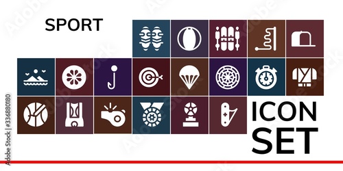 sport icon set