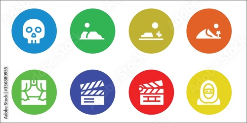 scene icon set