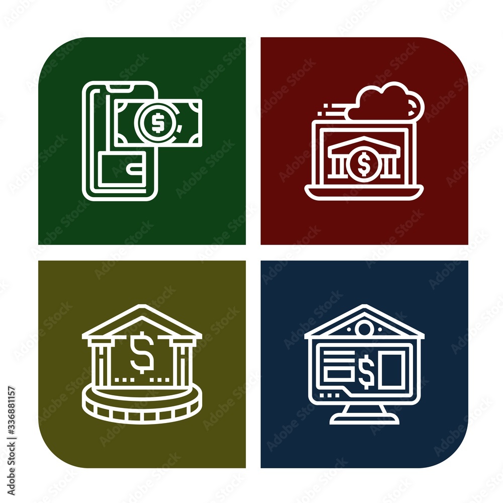 Set of auction icons Set of auction icons