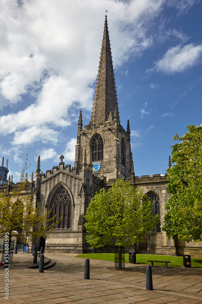 Fototapeta premium The Cathedral Church of St Peter and St Paul, Sheffield. England