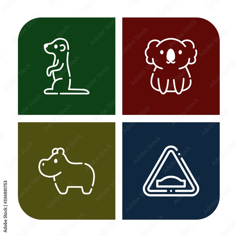 Set of safari icons Set of safari icons