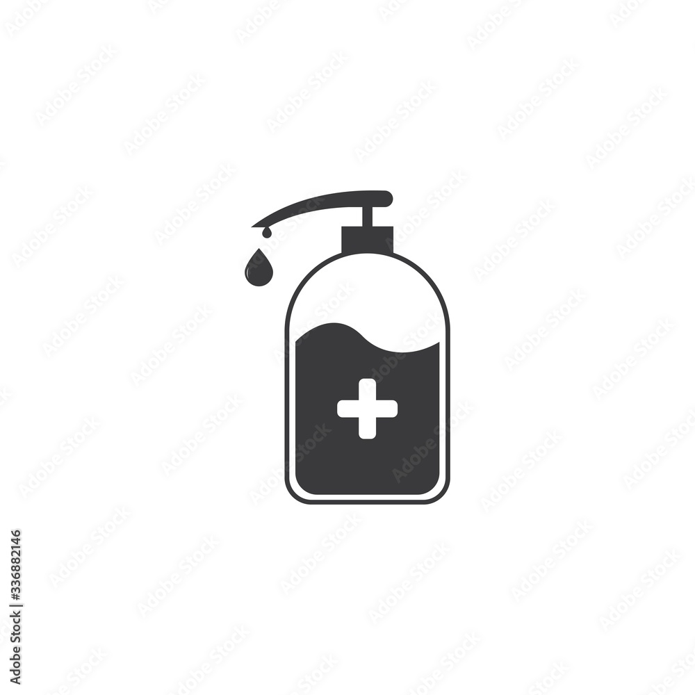 hand sanitizer logo vector hand sanitizer logo vector