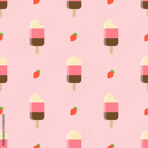 Flavored Ice Cream with different flavors