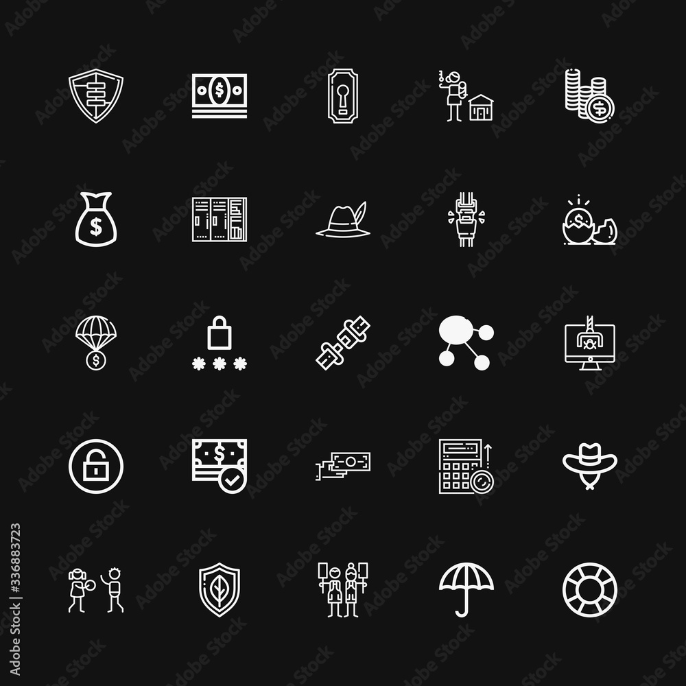 Editable 25 safe icons for web and mobile Editable 25 safe icons for web and mobile