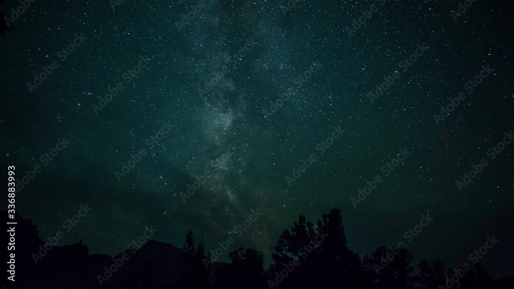 Time-lapse of Milky Way above Great Basin National Park Nevada Time-lapse of Milky Way above Great Basin National Park Nevada