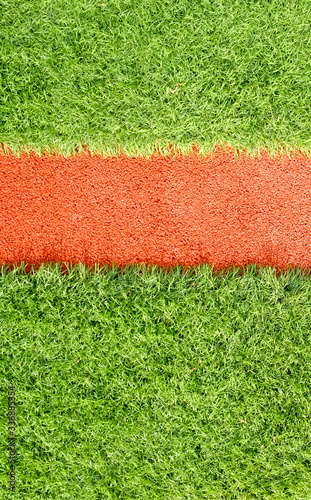 green grass field zoom in focused