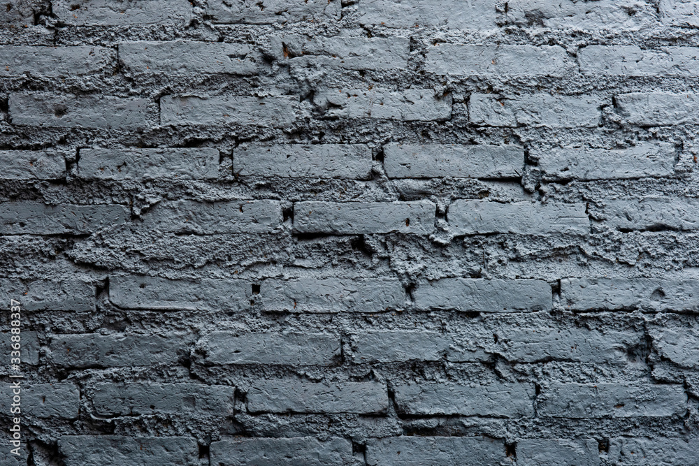 Obraz premium Gray brick wall background