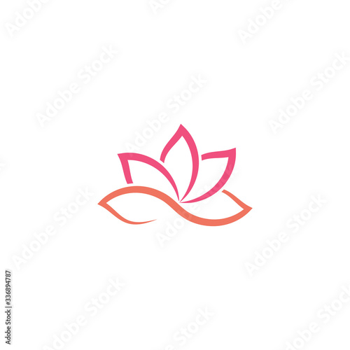 Beauty Vector lotus icon