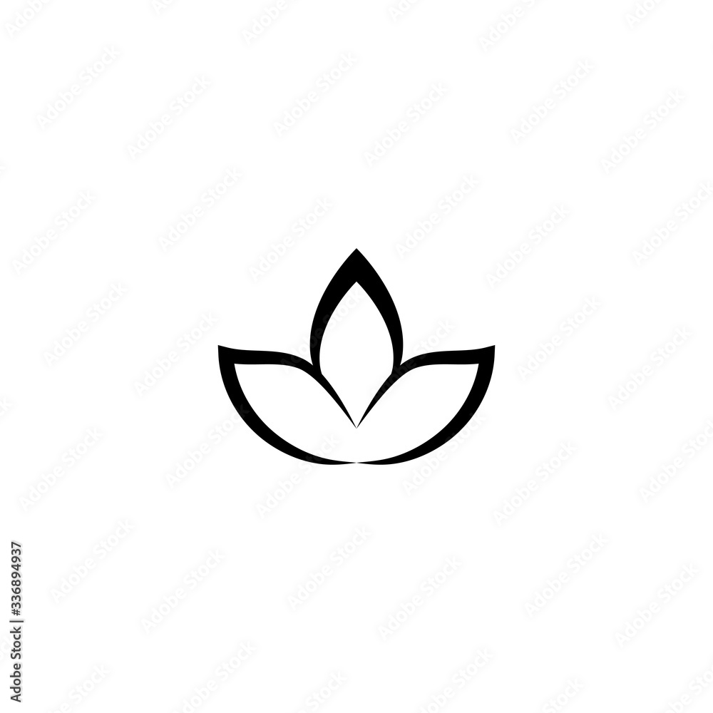 Beauty Vector lotus icon Beauty Vector lotus icon