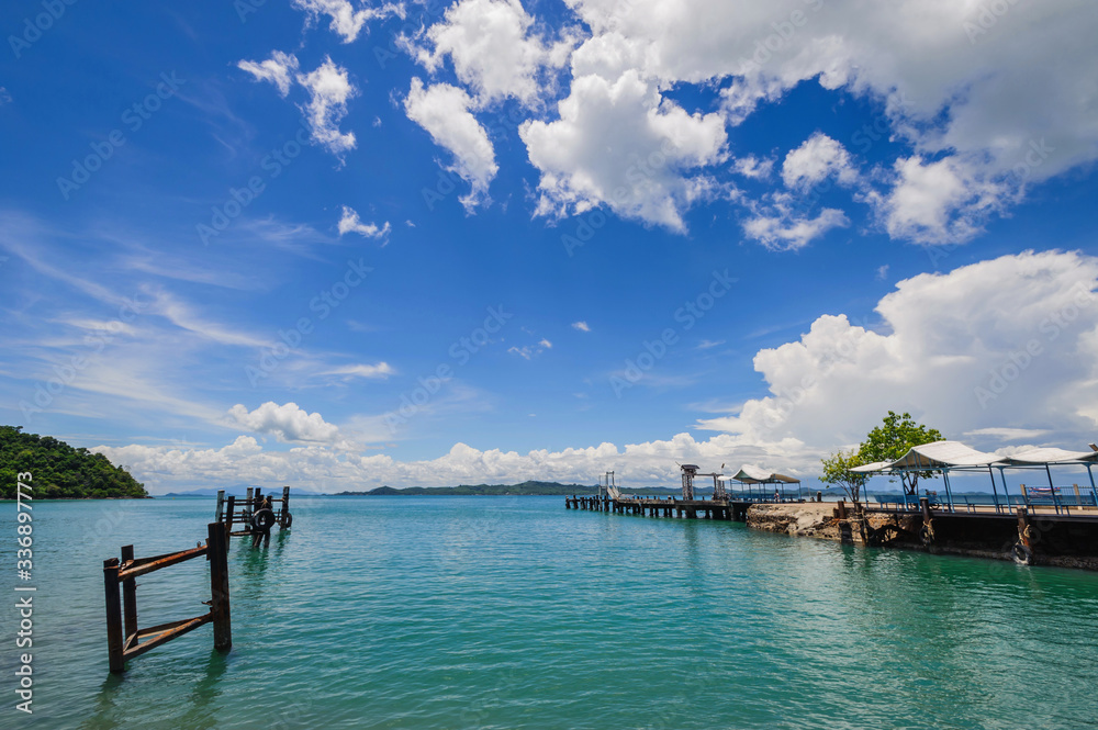 Sky beach sea island chang in Trad,Thailand Sky beach sea island chang in Trad,Thailand