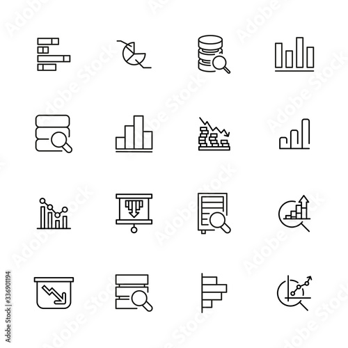 Big set of infographic line icons.