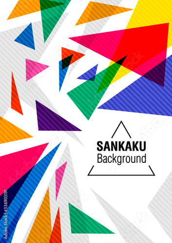 背景デザイン/三角