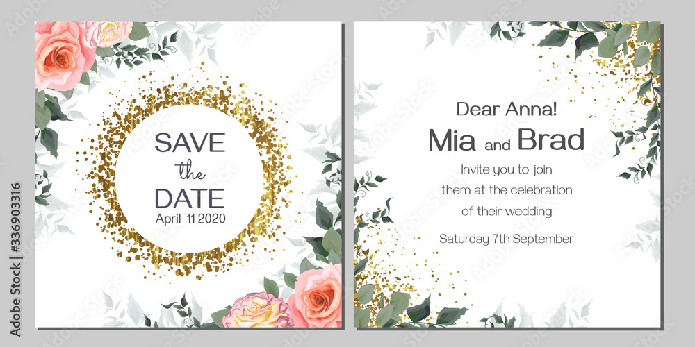 Invitation greeting card Invitation greeting card
