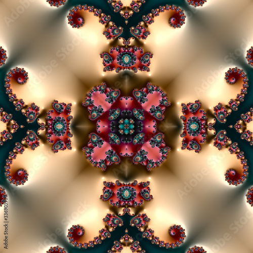 fractal art, fractal background, Digital artwork, geometric texture, Abstract background 