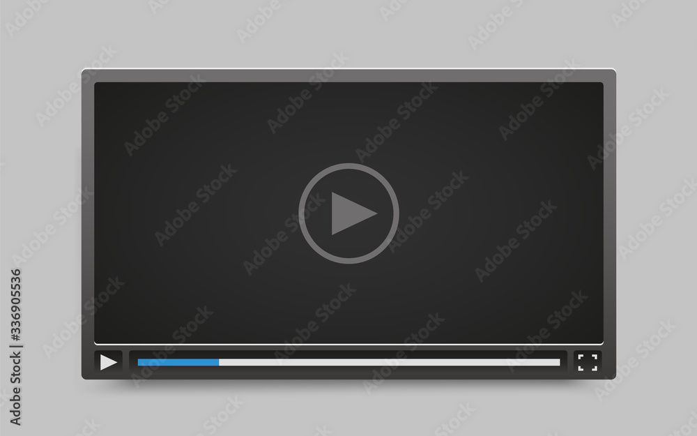 Flat video player template for web and mobile apps. Flat video player template for web and mobile apps.