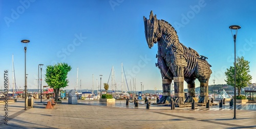 Trojan horse in Canakkale, Turkey photo