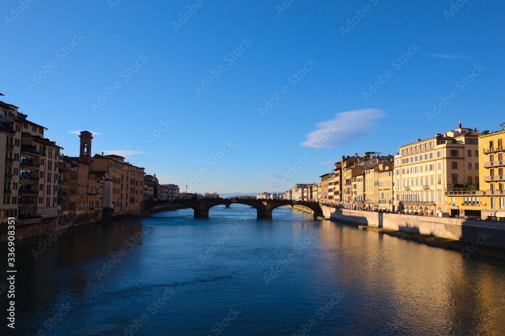 Capturing landscape at Arno in Florence