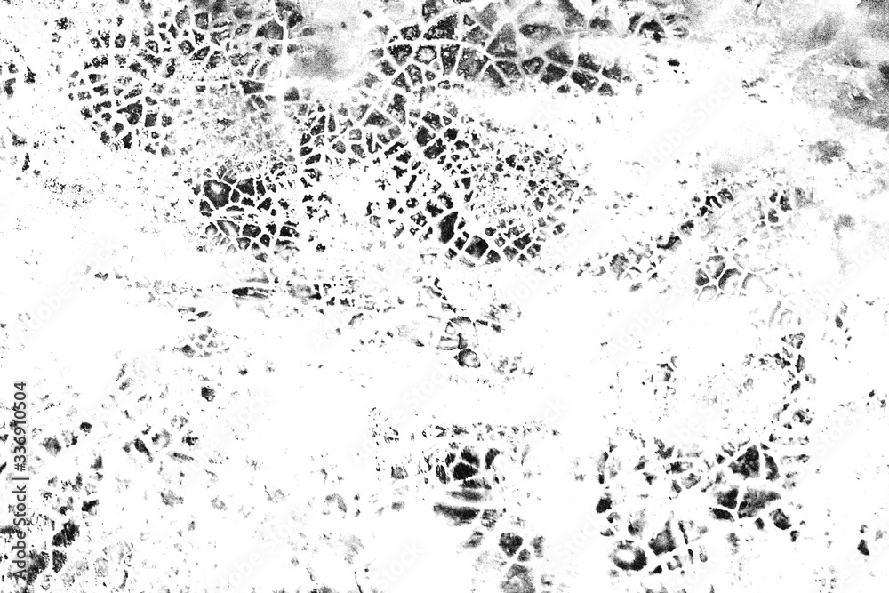 Grunge background of black and white. Abstract monochrome texture.