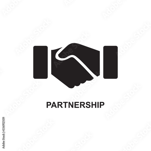 PARTNERSHIP ICON , HANDSHAKE ICON