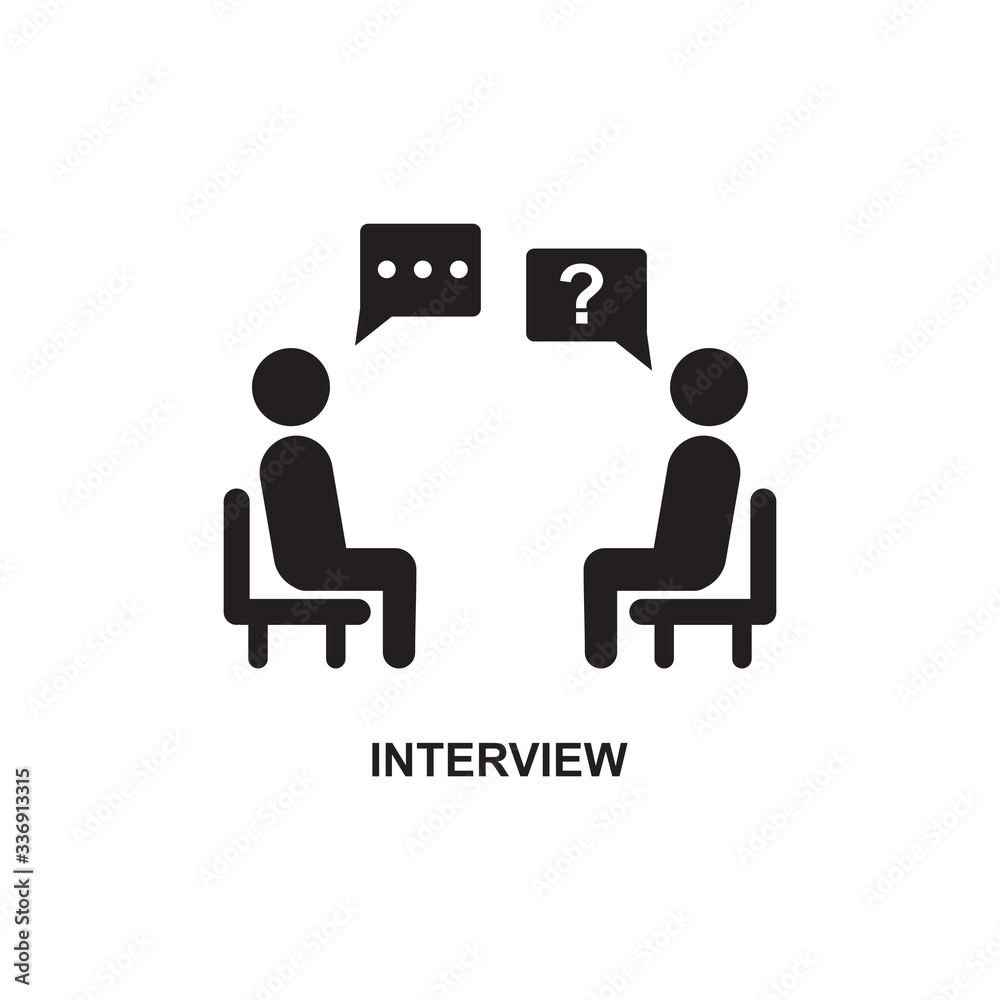 INTERVIEW ICON , DISCUSSION ICON