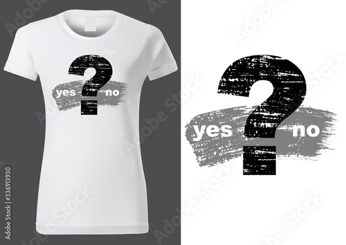 Design of Women White T-shi...