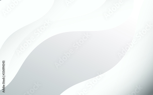 Abstract Architecture Background. White Circular Building. Vector illüstration