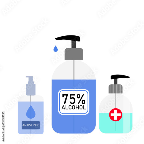 Hand sanitizers. Alcohol rub sanitizers kill most bacteria, fungi and stop some viruses such as coronavirus. Hygiene product. Covid-19 spread prevention.