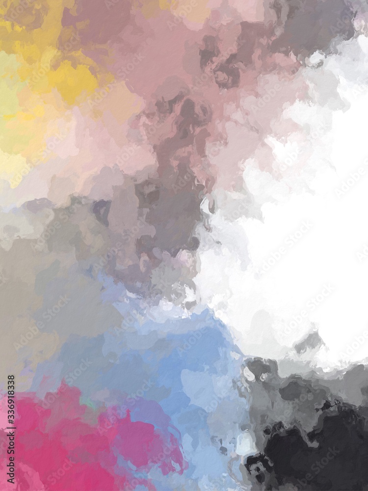Fototapeta premium Sweet pastel watercolor paper texture for backgrounds. colorful abstract pattern. The brush stroke graphic abstract. Picture for creative wallpaper or design art work.