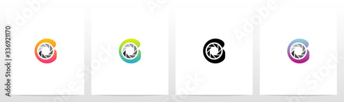 Shutter On Letter Logo Design G
