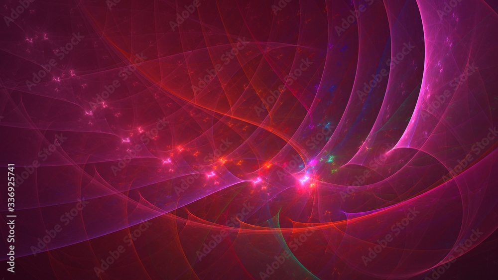 3D rendering abstract fractal light background 3D rendering abstract fractal light background