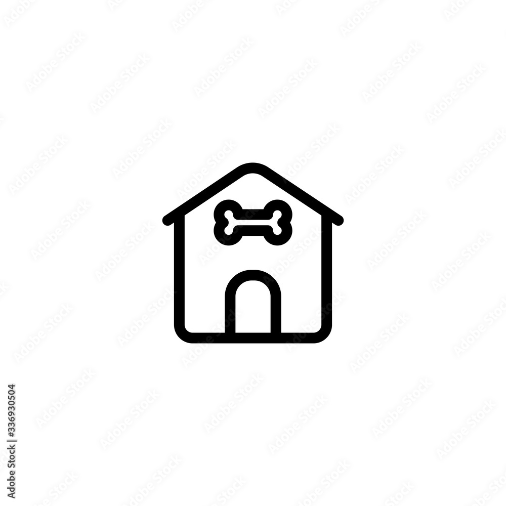 Dog house concept icon. Pet house icon. Hut symbol flat illustration design. Trendy Flat style for graphic design, Web site, UI. EPS10. - Vector illustration Dog house concept icon. Pet house icon. Hut symbol flat illustration design. Trendy Flat style for graphic design, Web site, UI. EPS10. - Vector illustration