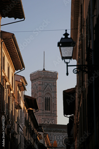 Artistic heritage in the old town of Firenze