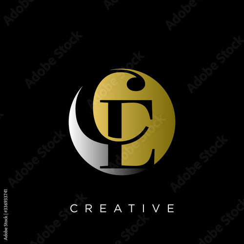 Tablou pe pânză ce luxury logo design vector