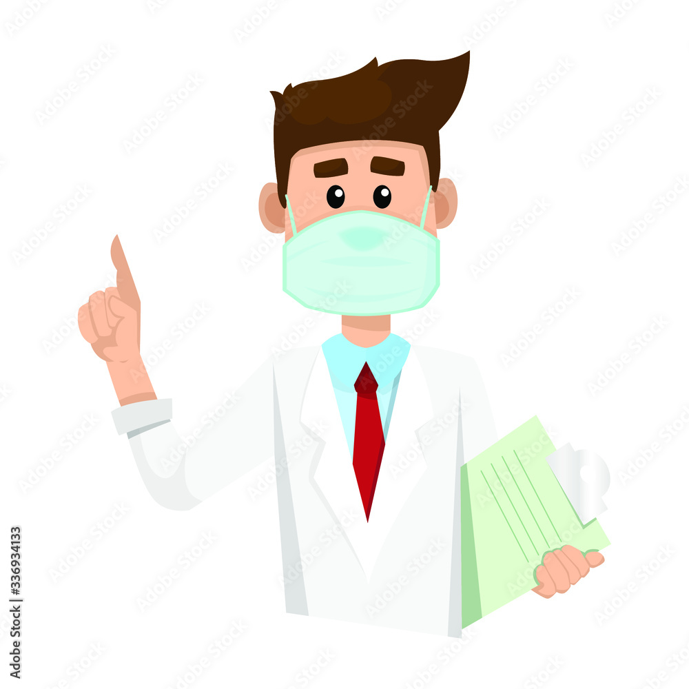 Vector medical icon doctor. Illustration Medic doctor avatar. Vector medical icon doctor. Illustration Medic doctor avatar.