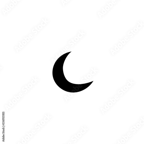 moon icon vector