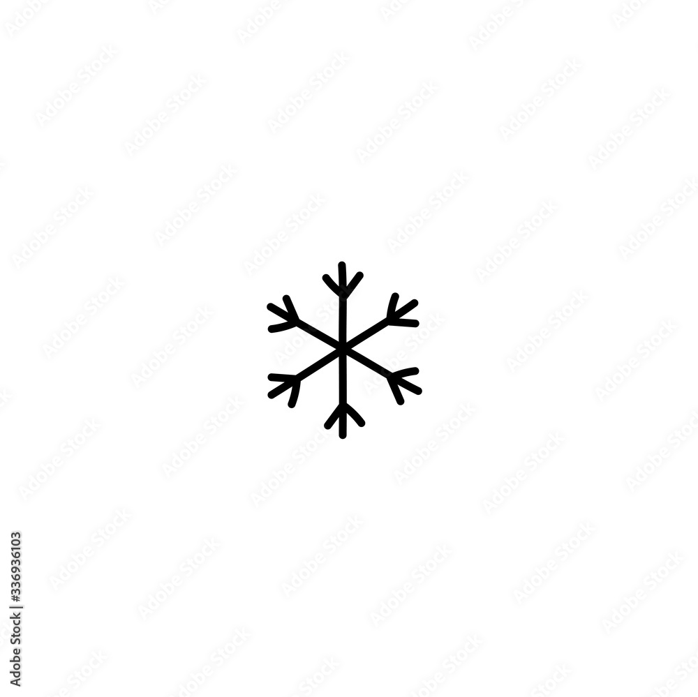 snow icon vector snow icon vector