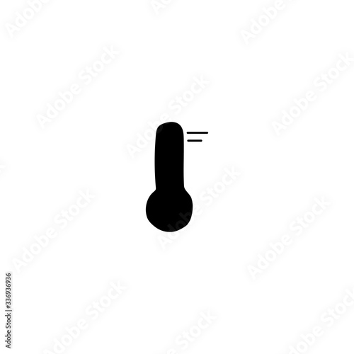 thermometer icon vector