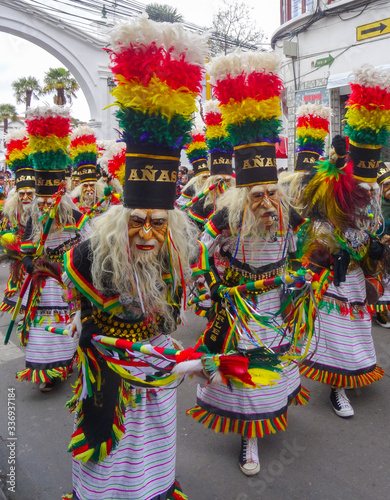 Virgen de Guadalupe Festival In Sucre, Bolivia
