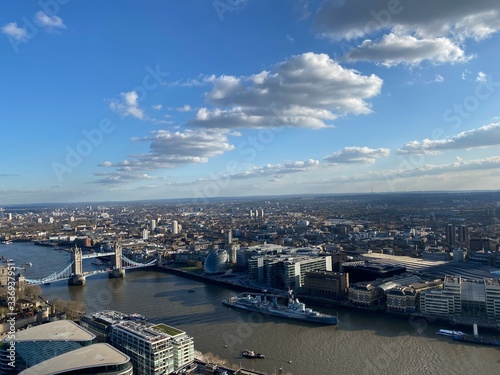 Photography panoramic view of london