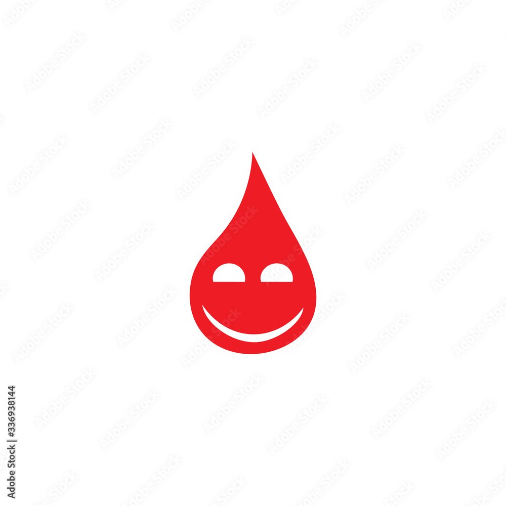 Human Blood logo template vector icon illustration design Human Blood logo template vector icon illustration design