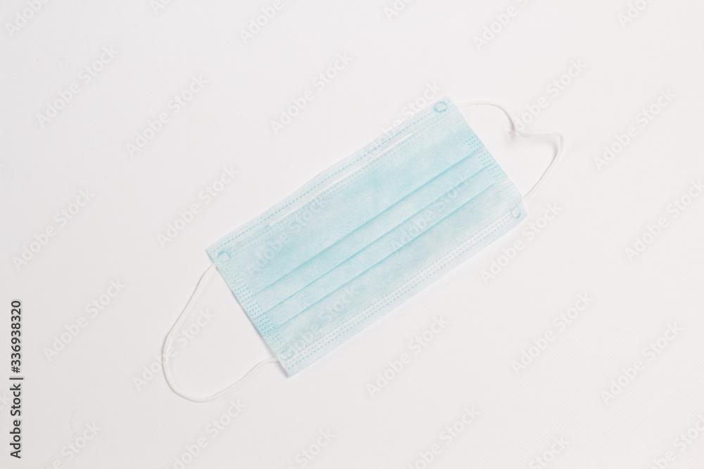 Medical mask on a white background. Medical mask on a white background.