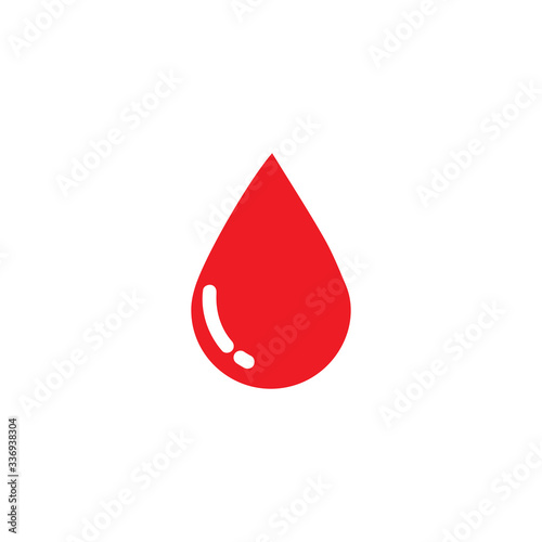 Human Blood logo template vector icon illustration design