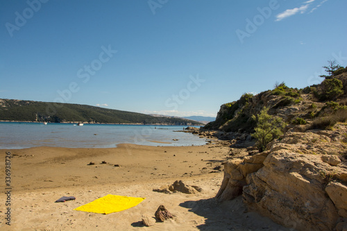 Fototapeta Naklejka Na Ścianę i Meble -  Bay of Sahara, island Rab in Croatia