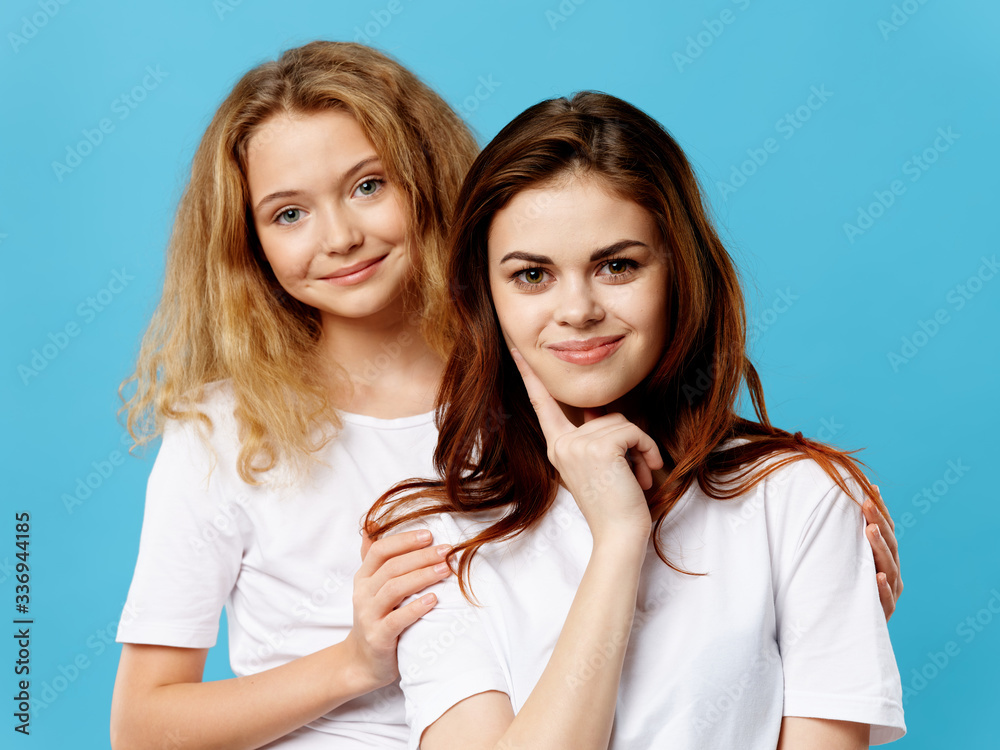 portrait of two young women