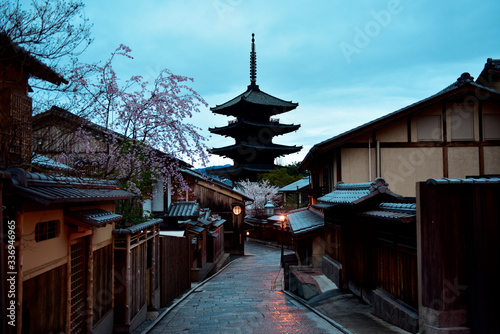 pagodas of kyoto Japan
