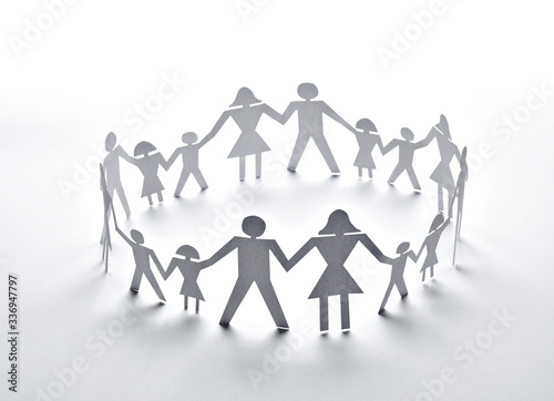 paper people community unity togetherness