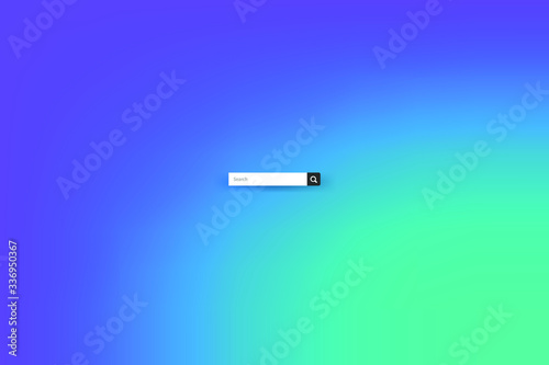 Search bar field. Modern design Homepage. Vector interface element with search button.