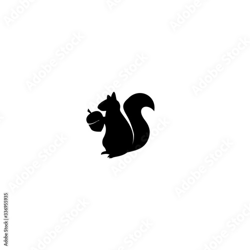 squirrel icon vector